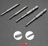 1pc Screwdriver Blade Head Hand Tool Accessory Ear Or Cutter Hexalobular Hexgonal Slot Straight Type 2