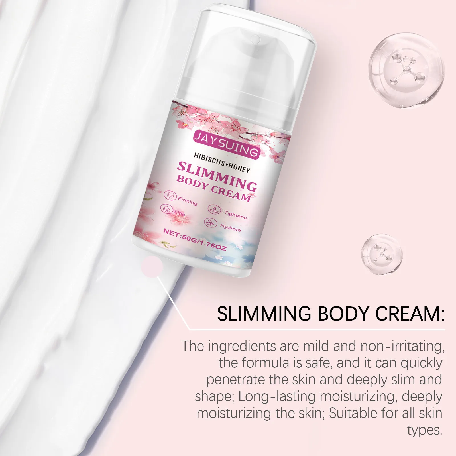 Body Shaping Cream Anti Cellulite Waist F-at Burning Leg Body Abdomen W-eight Loss Belly Firming Tightening S-limming Hot Cream 6