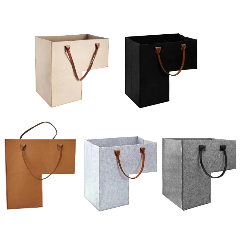 

Staircase Storage Holder Felt Basket with Handles Stairsteps Clothes 667A