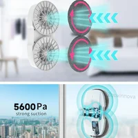 UPS System Robot Window Cleaner Vacuum Smart Home Appliance Auto Clean Glass Windows Washer Window Washing Electric Floor Mops 3