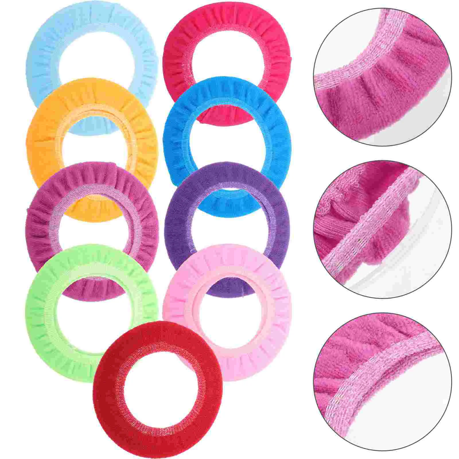 

9pcs Stretchable Toilet Seat Cushions Cushions Bathroom Toilet Seat Warm Pad Washable Stretchable Toilet Seat Cushions