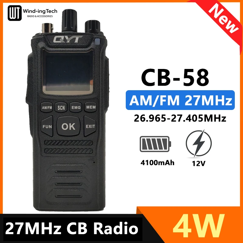 CBRadio27MHzQYTCB58WalkieTalkie2696527405MHzFMAMMode