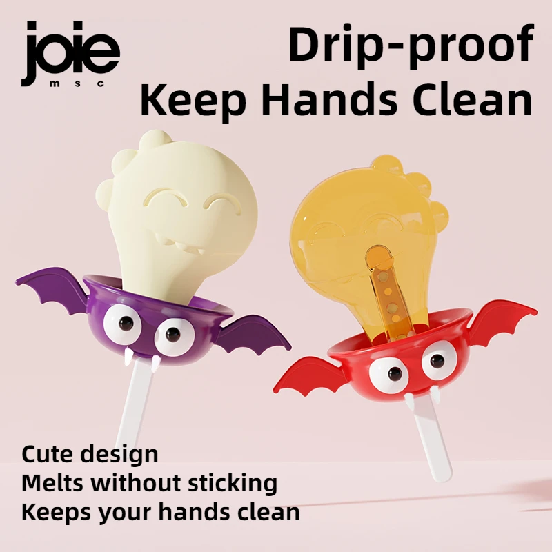 Joie Drip-Proof Popsicle Rack Ice Pop Guard Anti-Drip Ice Cream Bracket Reusable Portable Popsicle Protector for Kids Cream popsicle rack