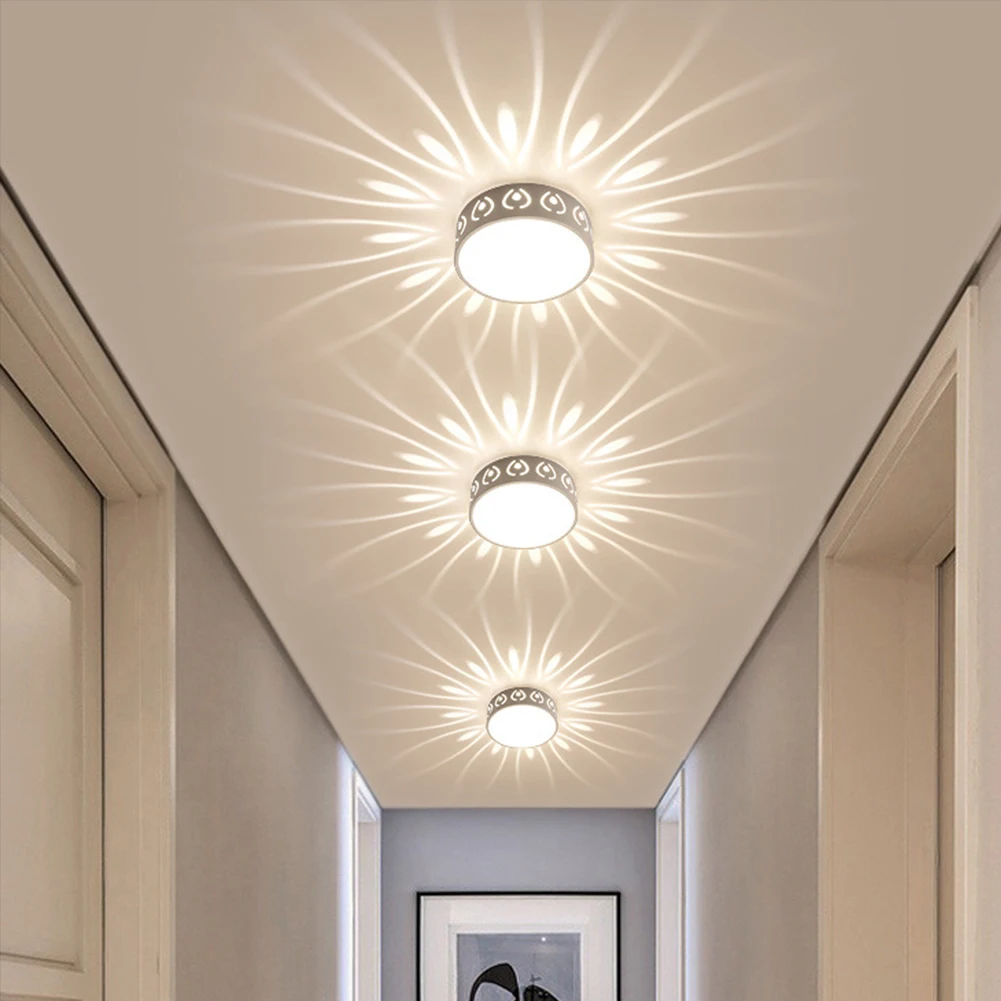 현대 LED 천장 조명 3W/5W LED 천장 램프 장식 그림자 복도 통로 Lampara 전등 아크릴