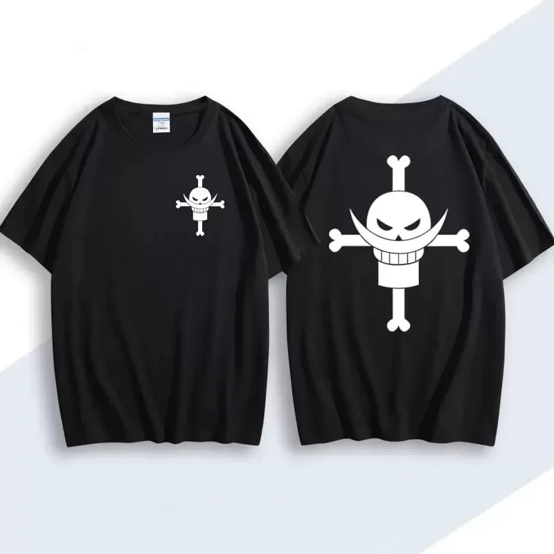 Pirate Ace Edward Newgate T-shirt Men Women Cosplay T Shirt Cotton Short-sleeve Tees Tops Japanese Anime Harajuku Clothing matching tshirts,casual t shirt,kids t shirt