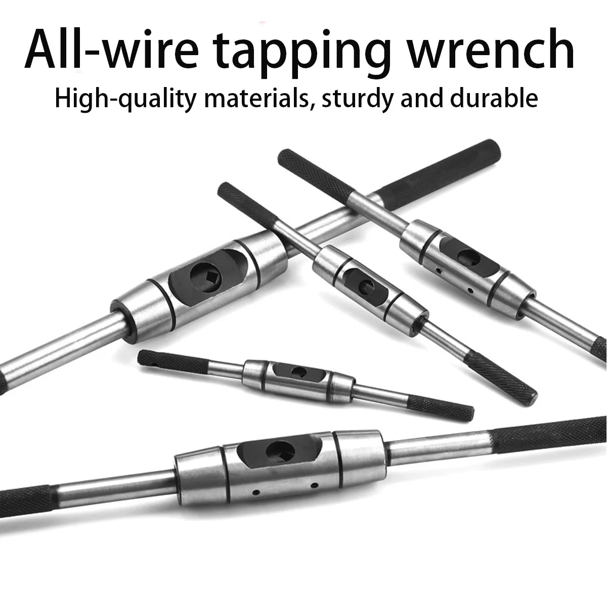 302920-fc627e.jpg Sbe4310406aa446bea706f2ccc996940di M2-M24 Adjustable Hand Taps Wrench Tools for Mechanic Tapping Winch High Quality Steel Thread Processing Tools CNC Screw Tap Mallzona