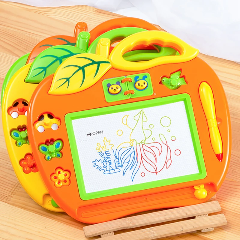 Magic Slate Color Small Format Cartoon Erasable Doodle Writing Drawing Painting Board Pad