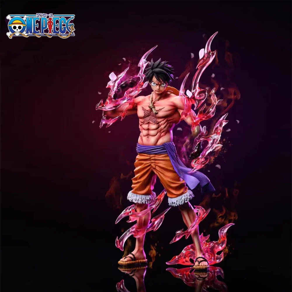 

31 см цельная фигурка Луффи обезьянка D. Экшн-фигурки люффи бегущая вишня ПВХ Модель Аниме наружное украшение Настольный дисплей