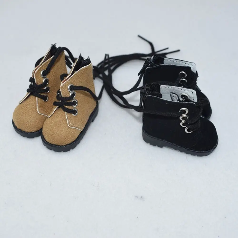 Cotton Doll Leather Boots - Fashion Casual Wear Shoes for Dolls, DIY Doll Accessories Gift