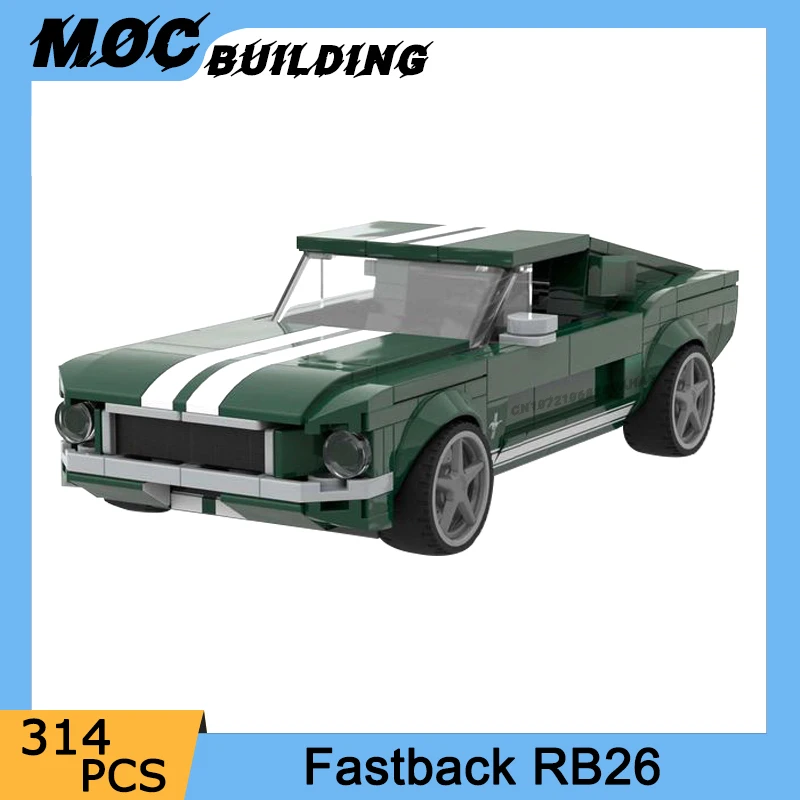 serie-classica-do-filme-famoso-veiculo-fastback-car-model-blocos-de-construcao-moc-alta-tecnologia-deriva-montagem-diy-brinquedo-tijolo-presente-do-menino-adulto