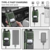 BaoFeng UV-13 PRO V2 High Power Dual Band Walkie Talkie Type C Charger 50 KM Long Range Transceiver Ham Two Way Radio 3