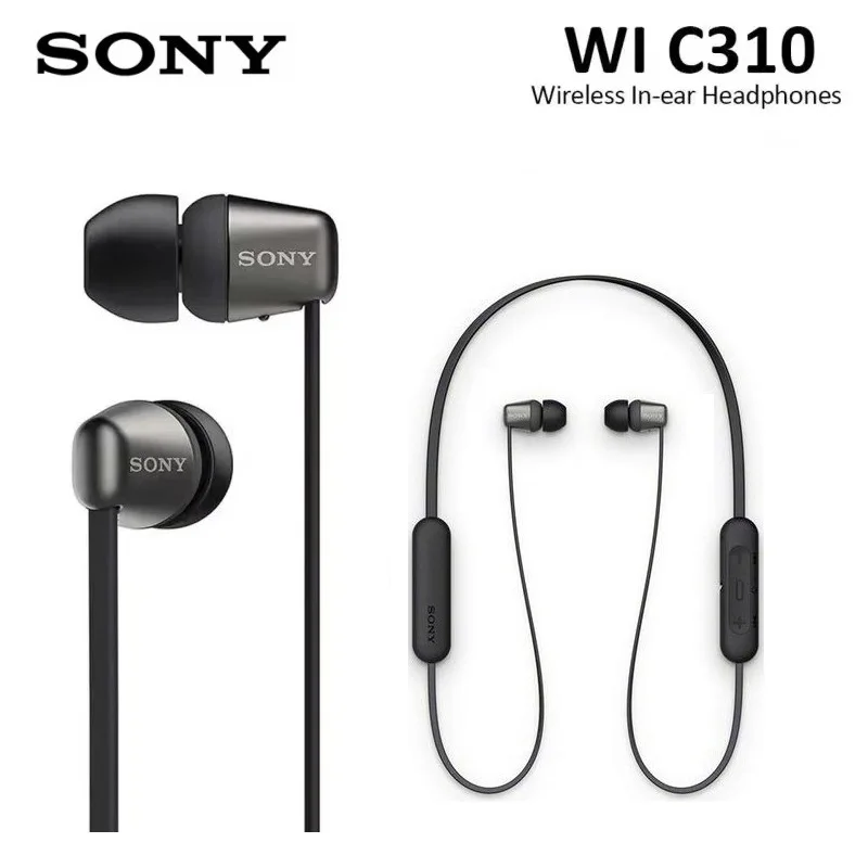 

Оригинальные беспроводные наушники-вкладыши SONY WI-C310, стереонаушники Bluetooth 5,0, спортивные наушники, магнитная гарнитура, гарнитура с микрофоном