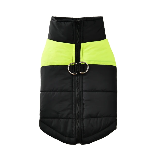 Pet Dog Jacket Warm Winter Clothes For Small Large Dogs Labrador Coat Windproof Waterproof Puppy Costume Vest With D-ring Pug 2