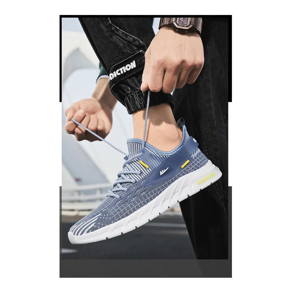 Coconut Men'S Shoes Breathable In Summer Fly Woven Mesh Surface For Sports Leisure Running Thin Mesh Shoes_voghion.com