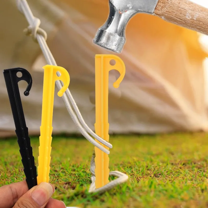 Plastic Tent Stakes 50/10Pcs for Camping camping tent accessories tent pegs