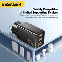 Essager GaN USB Type C Charger 67W 45W 33W KR EU Plug Fast Charging For Samsung iPhone 16 15 14 Pro Huawei Phone Laptop Chagers - Image 4