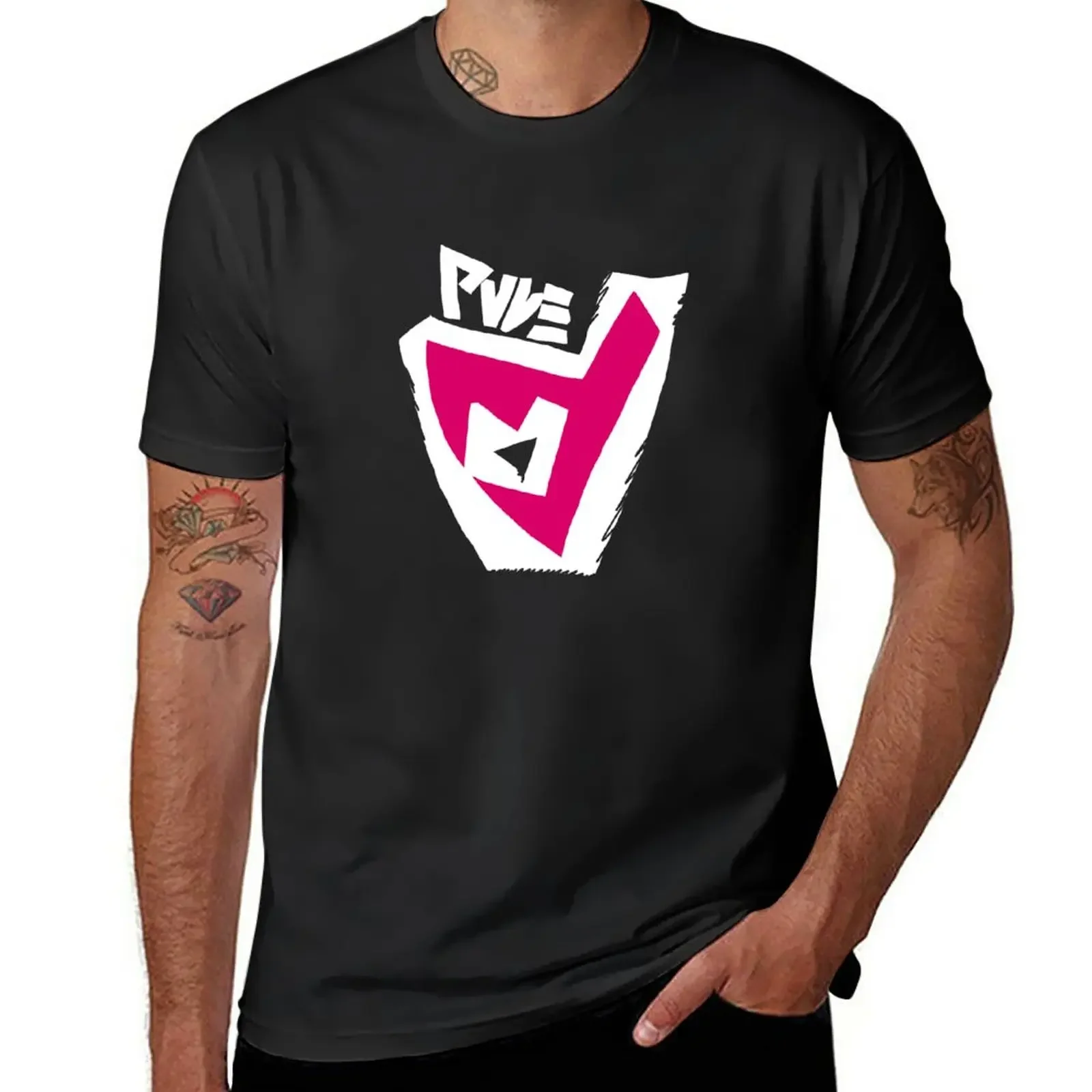 Piers/Team Yell Logo T-Shirt quick-drying sweat sublime oversized t shirt men
