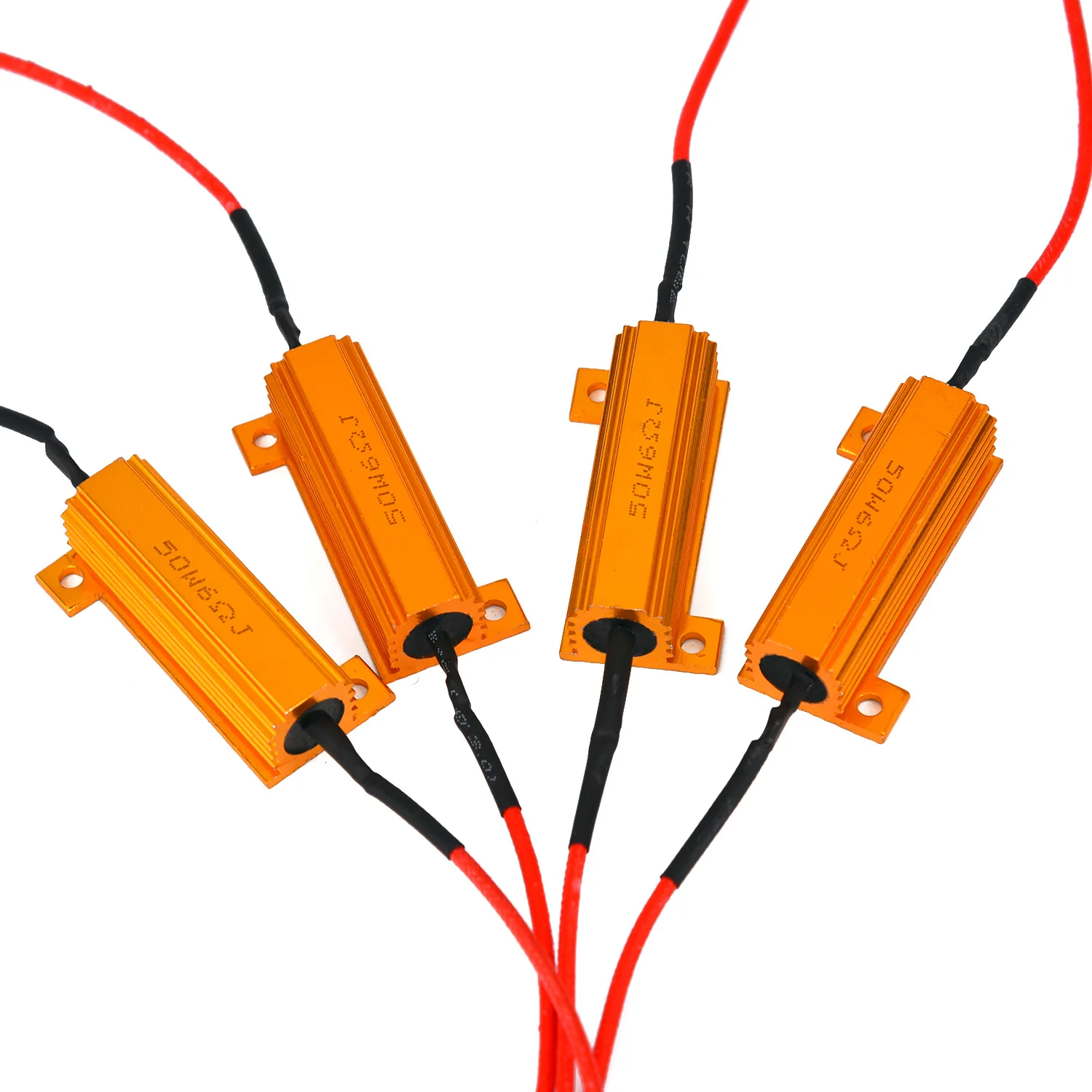 car turn signal relay 10pcs 50W 6 Ohm LED Lamp Decoder Brake Light Fault Canceller Resistor