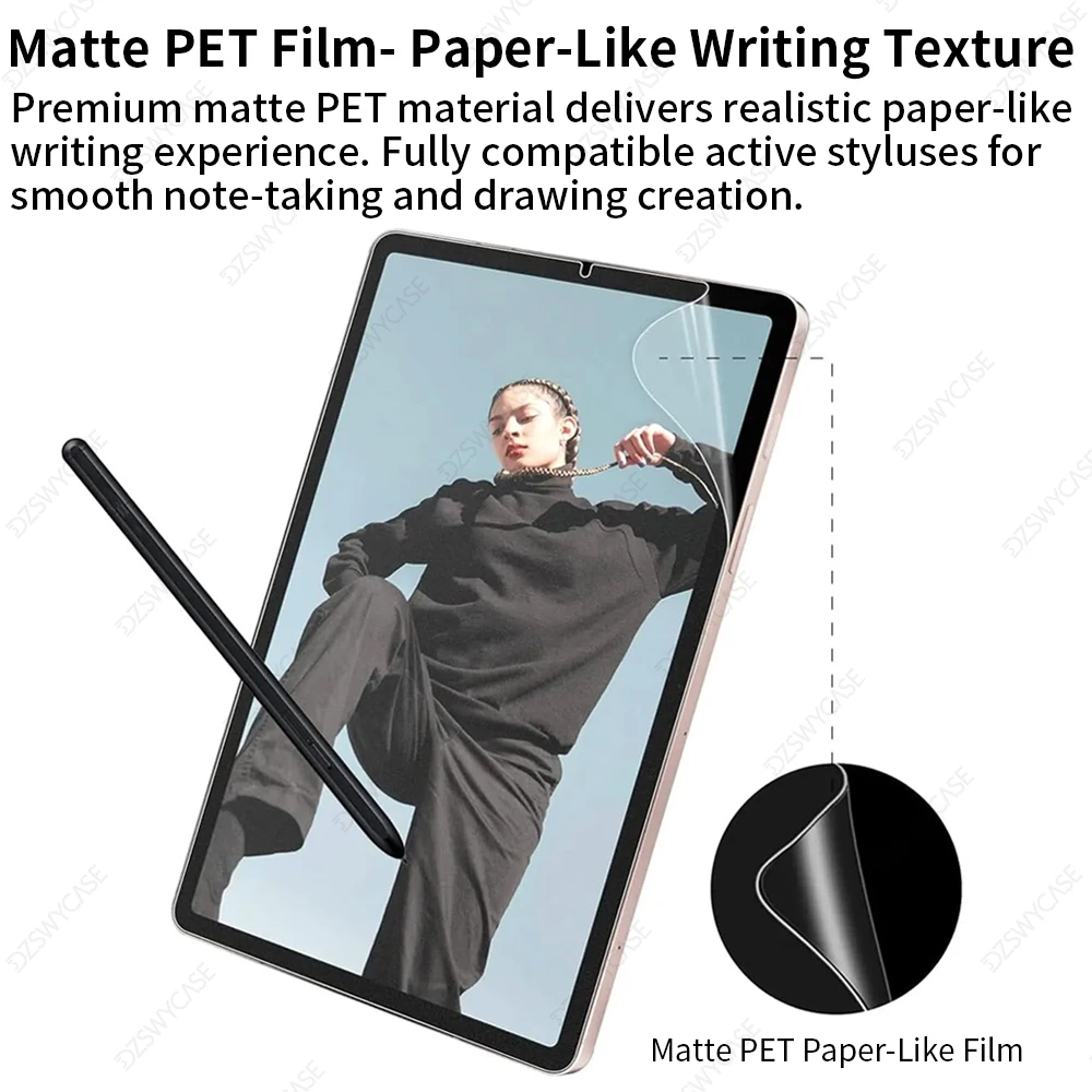 Premium Paper-Feel Screen Protector - Set of 2, Soft Film
