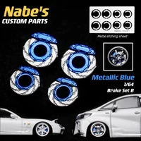 1/64 Nabes X Chika Brake Disc Kit Modified Wheel Kit 9.7mm/8.9mm Stance（2 size in） 1