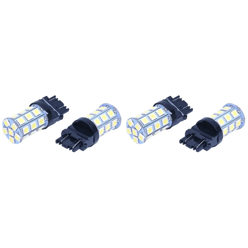 

4X T25 W21/5W 3157 7443 XENON White 27 5050 SMD LED BULB 12V Lamp CAR Light