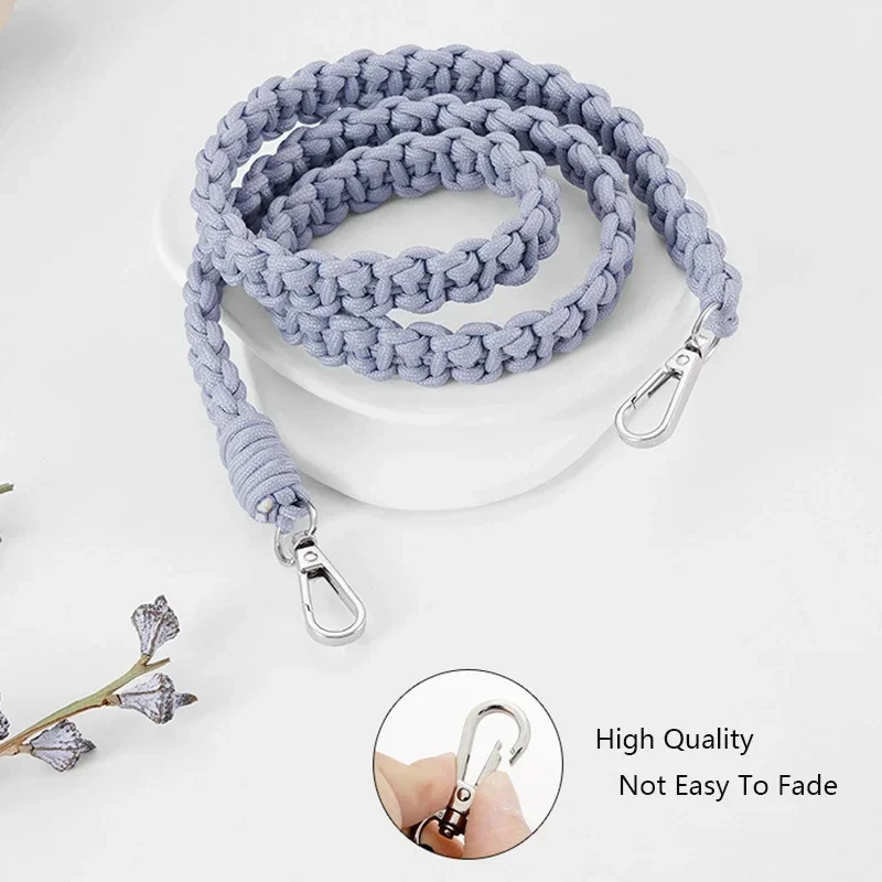 Bag Woven Shoulder Strap For Longchamp Mini Bag Modified Strap Rope Free Punching 92cm Crossbody Shoulder Strap Accessories