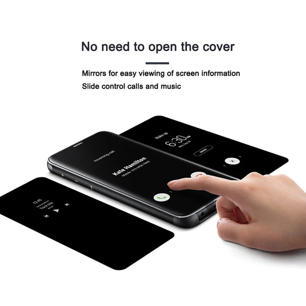 Original For Samsung Galaxy S9 Clear View Standing Cover for