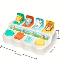 Montessori Pop up Animal Toys and Learning Boxes - Enhance Logic and Motor Skills, Suitable for Children's Birthday Gifts 2