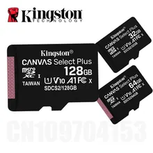 Kingston Canvas seleziona Plus microSD Card Class10 carte sd memoria 64GB 16G 32GB 128GB 256GB 512G TF scheda di memoria Flash p