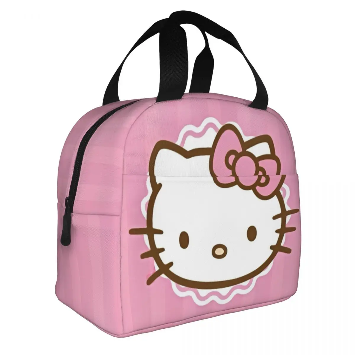

Милые Изолированные сумки для обеда Hello Kitty с аниме, Термосумка Портативный контейнер для еды