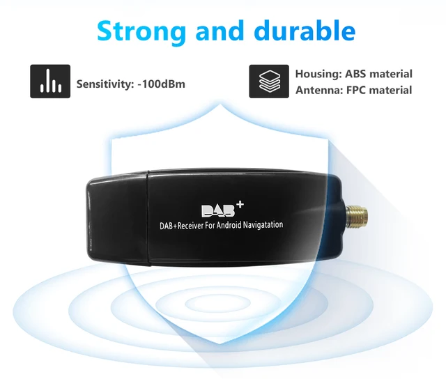 DAB + DAB HD ricevitore radio digitale sintonizzatore antenna per autoradio  Android veicolo EUR 33,82 - PicClick IT