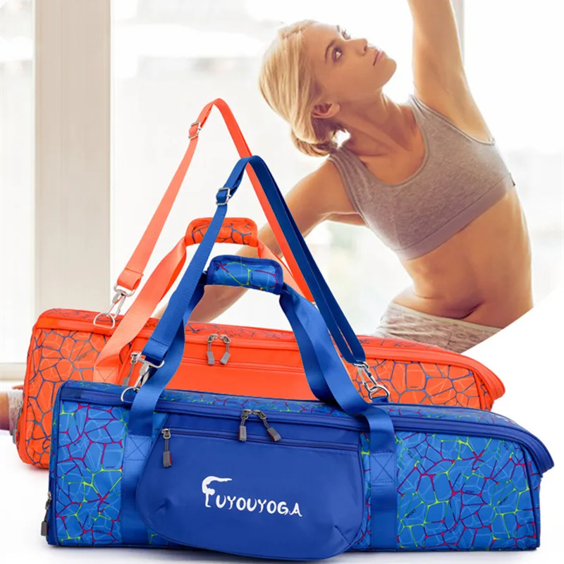 Patterned One Shoulder Yoga Bag Handheld Package Pilates Mat