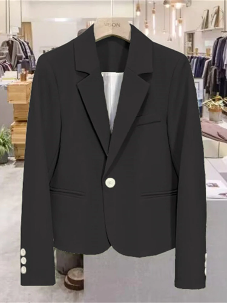 

Женский блейзер весна-осень 2024, Женский блейзер, женская модная шикарная элегантная верхняя одежда в Корейском стиле, Женская куртка