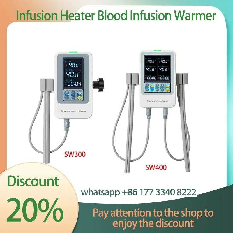 

Infusion Heater Blood Infusion Warmer Single Channel Heating Portable Medical Fluid Warming Human Vet
