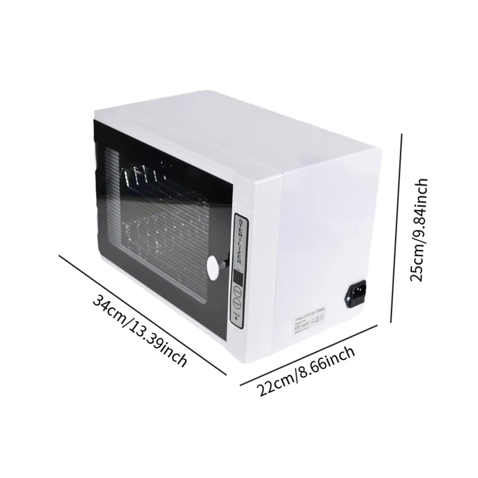 Nail Tool Cleaning Cabinet 12L Multi Functional for Beauty Nail Clippers SPA 6