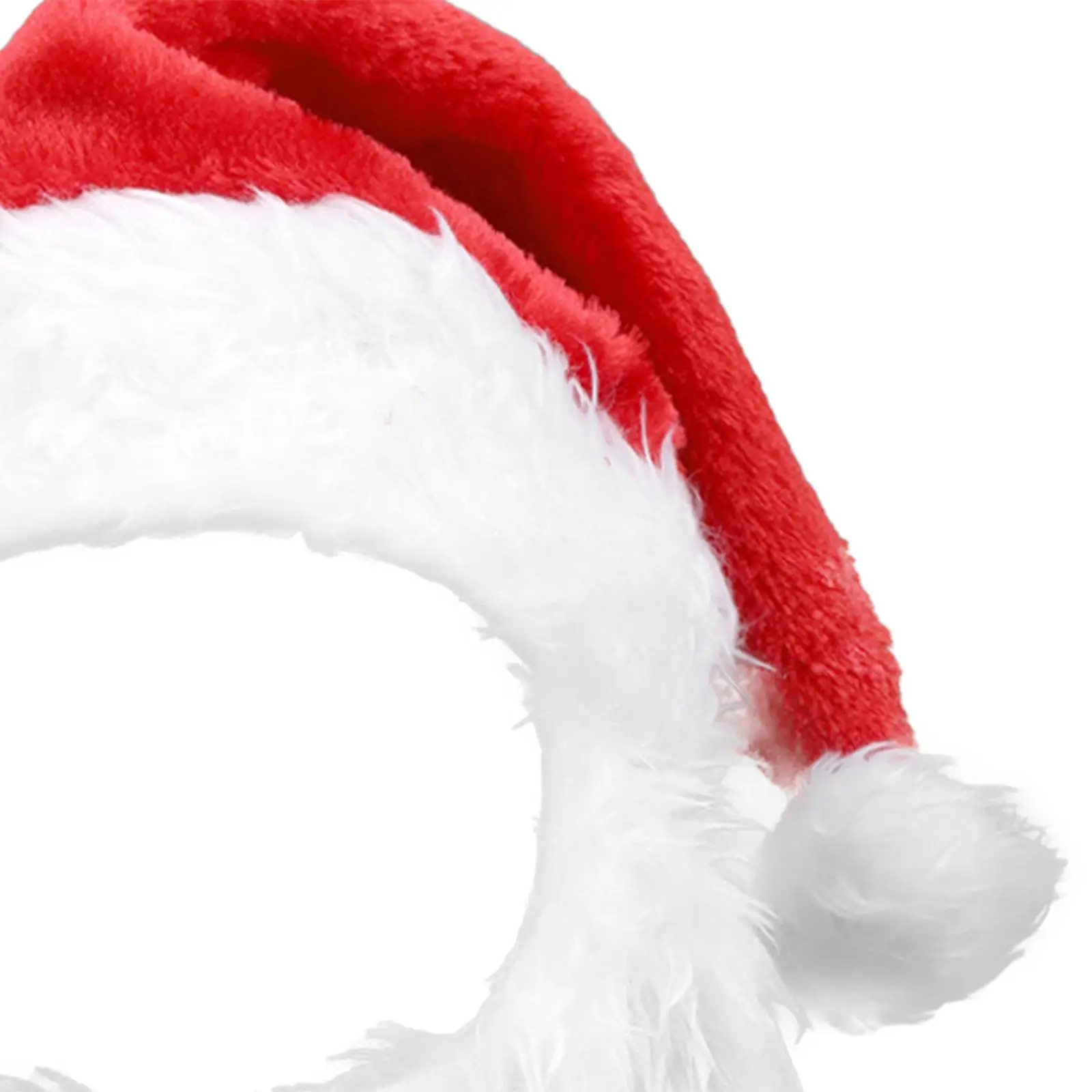 Santa Hat Decor Cotton Costume Accessory for Holidays Stage Performance Birthday