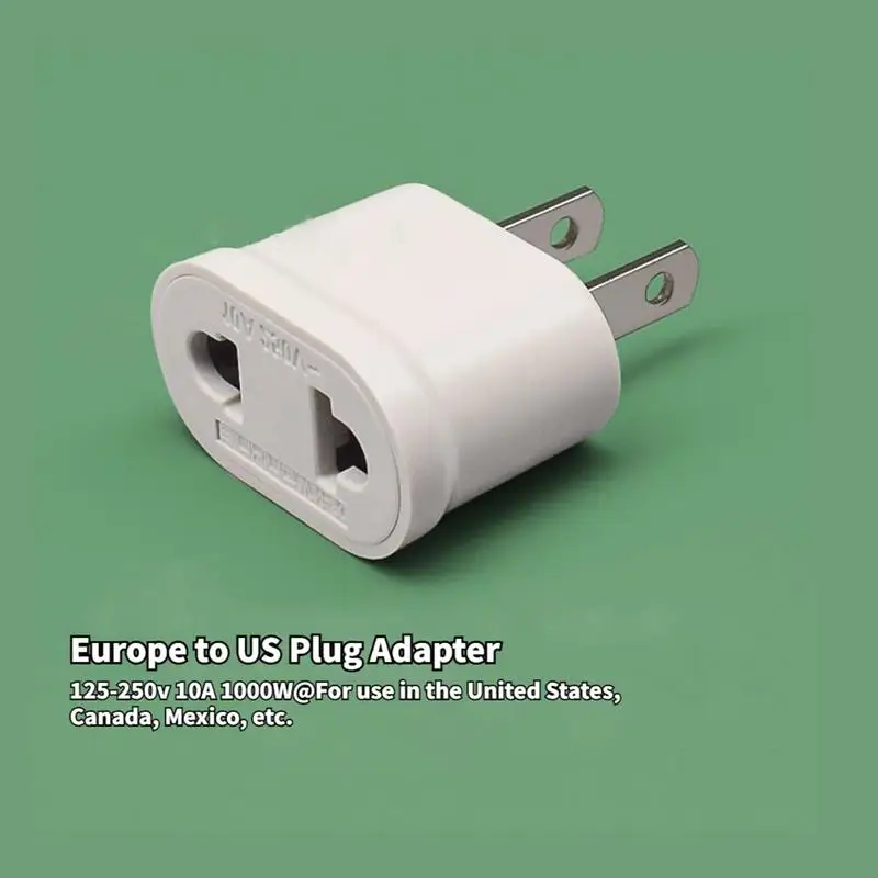Travel Plug Adapter European Travel Converter Flame Retardant US Standard Travel Conversion Plug For Applicable To Dry Places