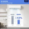 DELLA Motto Series 12000 BTU Wifi Enabled Mini Split 20 SEER2 Cools Up to 550 Sq.Ft, 110-120V, Works with Alexa 2