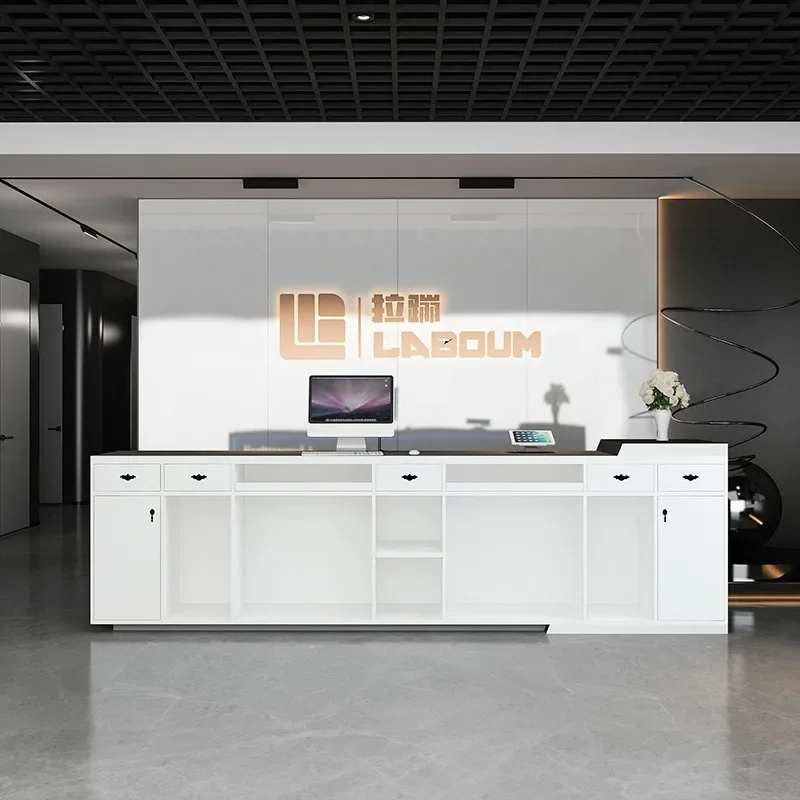 Modern Front Reception Desks Office School Simple Restaurant Reception Free Church Pulpits Luxury Mostrador Negocio Furniture