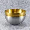 1pcs Stainless Steel Fruit Salad Bowls Soup Rice Noodle Ramen Bowl Mixing Double Walled Bowls Kitchen Tableware Food Container 4