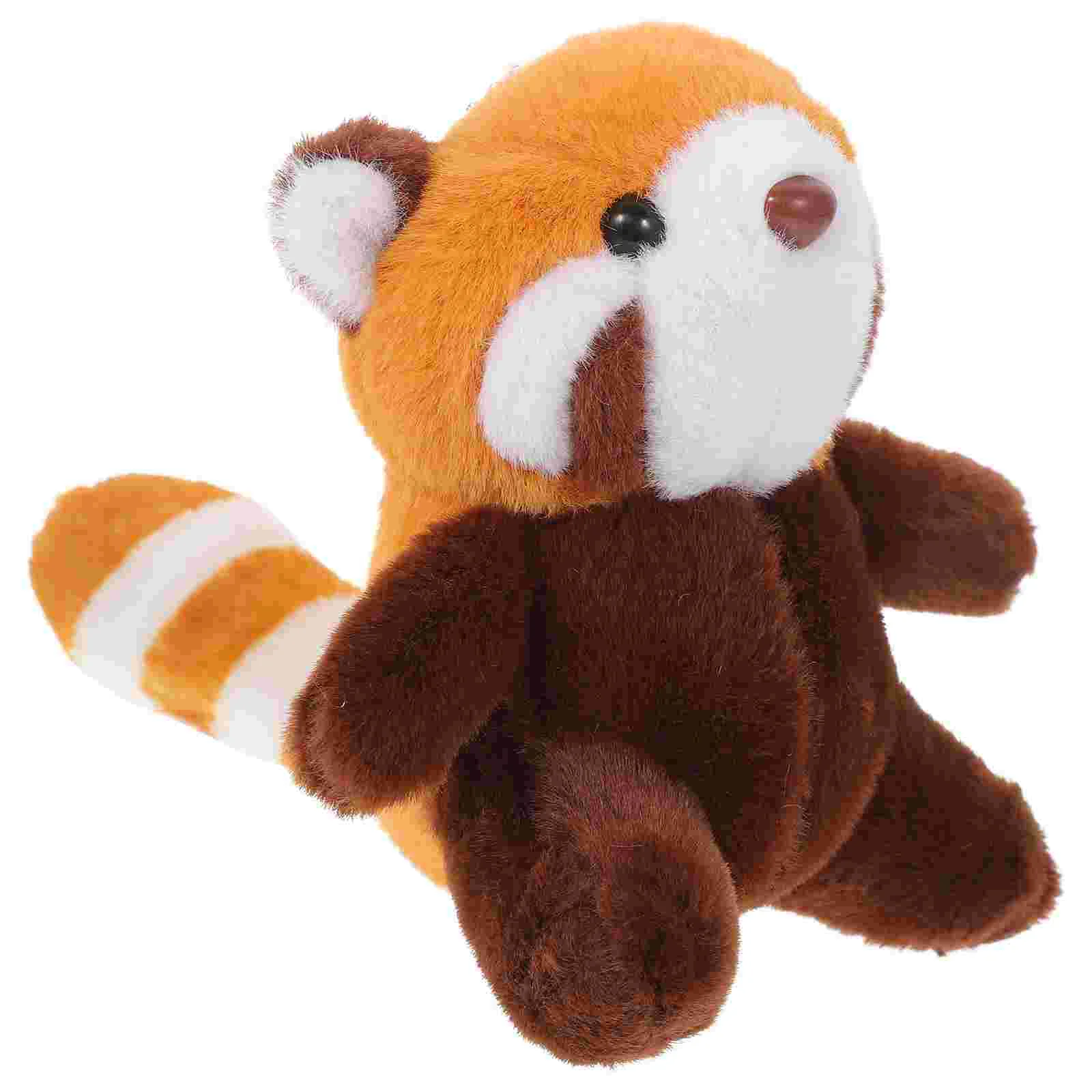 

Charm Little Raccoon Pendant Miss Key Fob Pp Cotton Plush Keychain Ornament