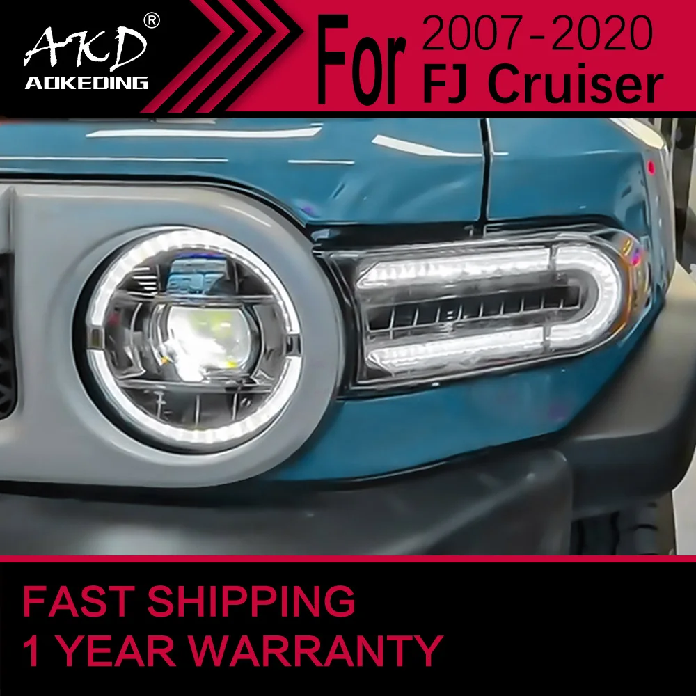 CarLightsforToyotaFJCruiserLEDHeadlight20072020FJCruiser