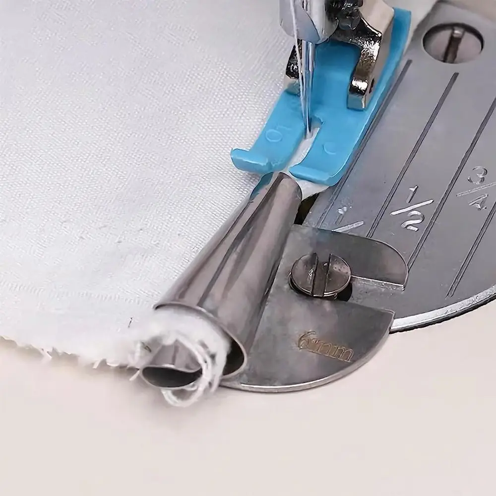 Stainless Steel Sewing Machine Hemmer Foot for DIY Crafts