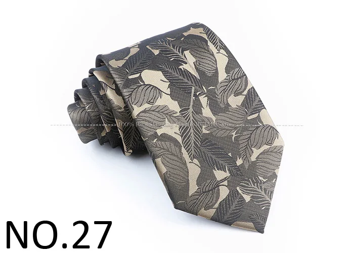 Neues Design Hochzeit Männer binden braun rot blau Blume Blatt Krawatten Männer Geschäft Drops hipping Bräutigam Kragen Zubehör Geschenk – Detail 26