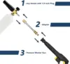 ROUE High Pressure Washer Car Washer Extension Lance Nozzle 1/4" Quick Connector  for Parkside Karcher Stihl Nilfisk Bosch 3