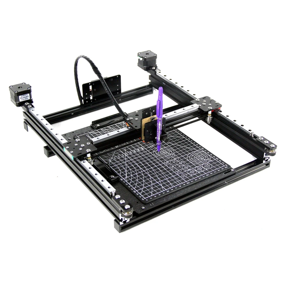 A4 A3 A2 A1 A0 Guide Rail Pen Drawing Robot Machine DIY Disassembled Lettering XY-plotter for Sketch Writing EBB Motherboard