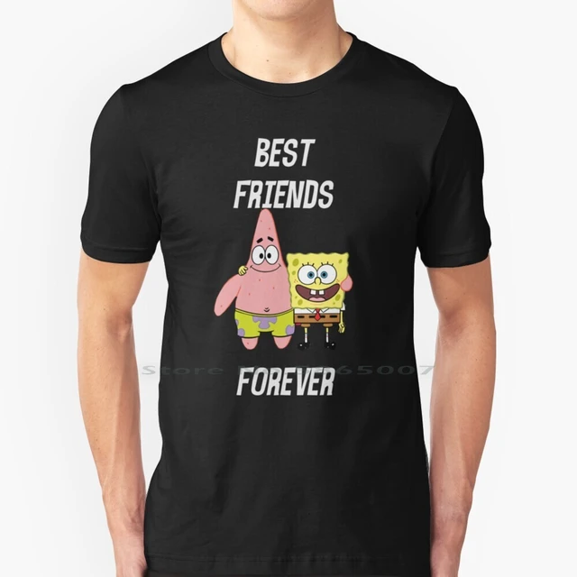 Trunk bibliotek Disco bande Patrick & Best Friends Forever [ White Text ] T Shirt 100% Cotton Friends  Forever Love Patrick Reddit Cartoon Funny Nice Big - Tailor-made T-shirts -  AliExpress