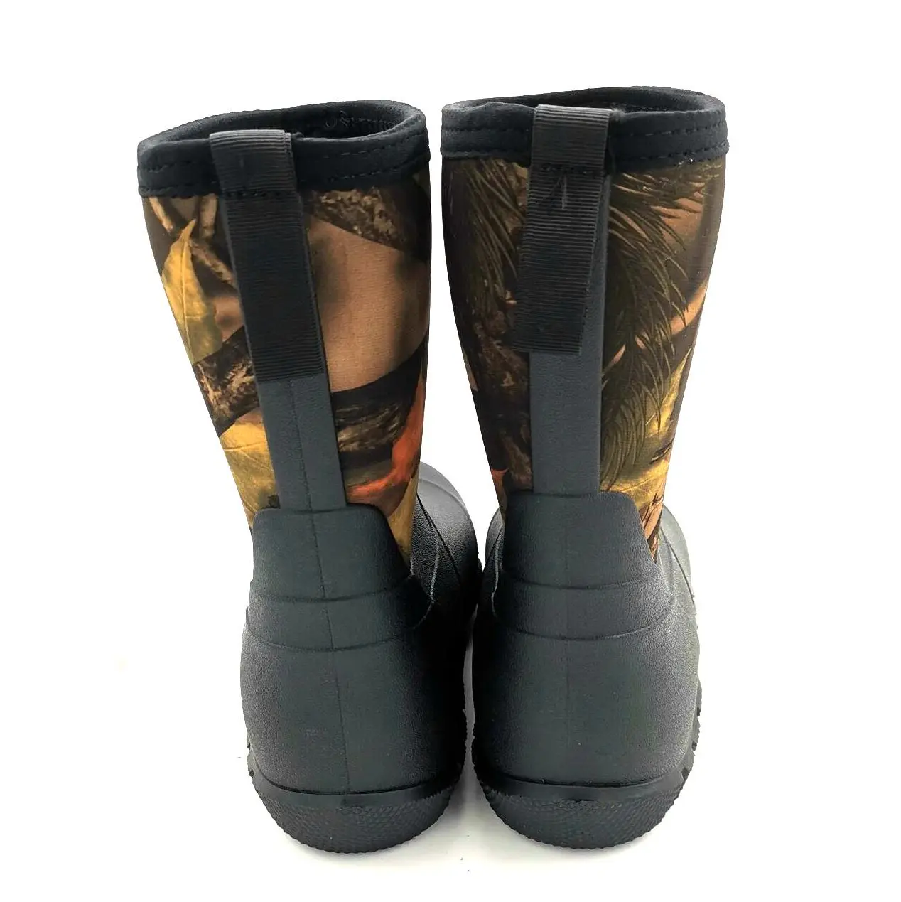 Waterproof Neoprene Mid Rain Boots Wear Resistant Anti-Slip Fishing Shoes High Quality Tree Bionic Camouflage Hunting Boots