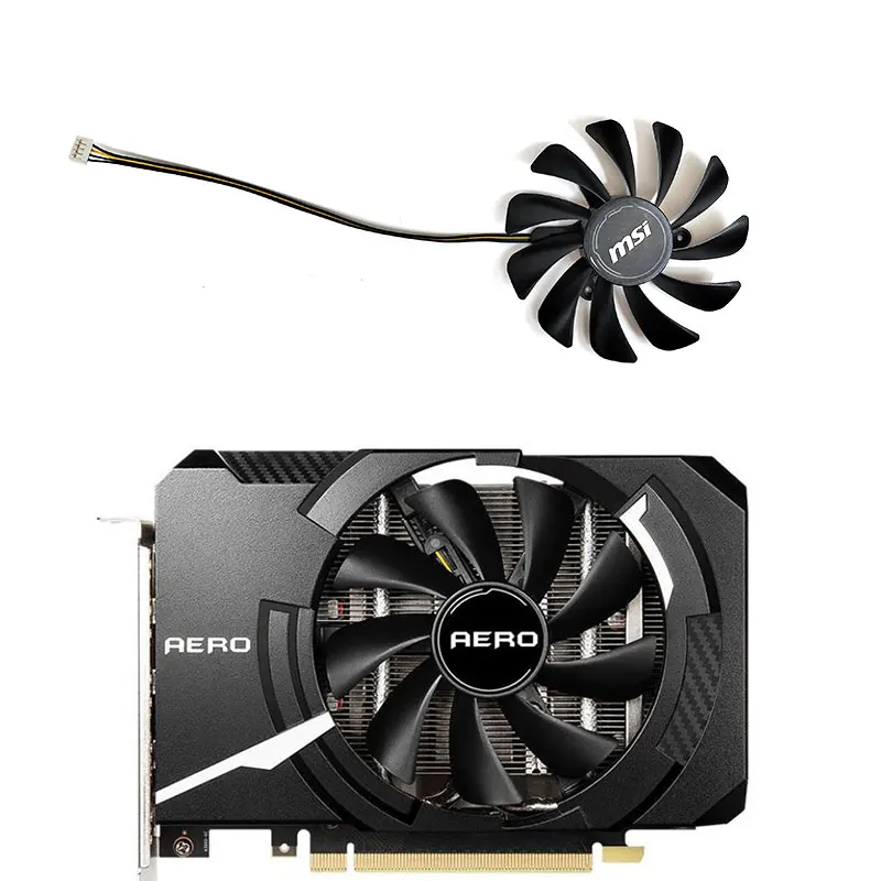 

NEW Cooling Fan 95MM 4PIN XY-D10015SH RTX3050 AERO ITX GPU Fan For MSI GeForce RTX 3060Ti 3060 3050 AERO ITX Graphics card Fan