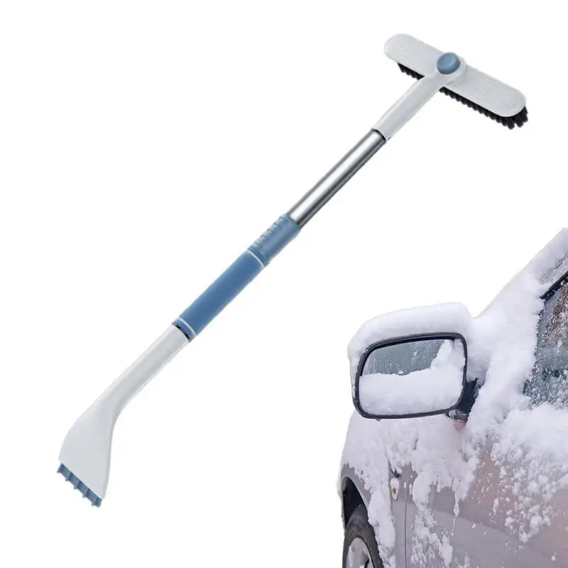 

Snow Brush With Squeegee 2 In 1 Brush Broom Ice Shovel Non-slip Reusable Car Available Snow Brush For Vehicle Truck Automobile